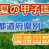 夏の甲子園､都道府県別の優勝回数